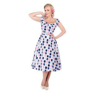 COLLECTIF Delores Paint Pot Swing Dress